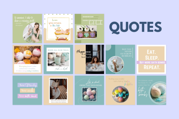 200 Bath Bombs Templates for Social Media 3