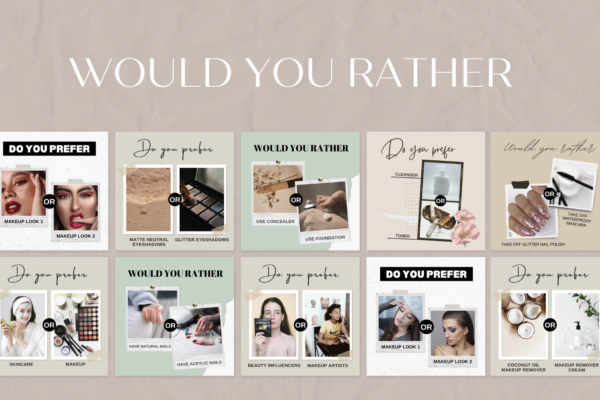 400 Beauty Salon Templates for Social Media 5