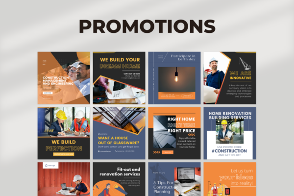 200 Construction Templates for Social Media - Image 5