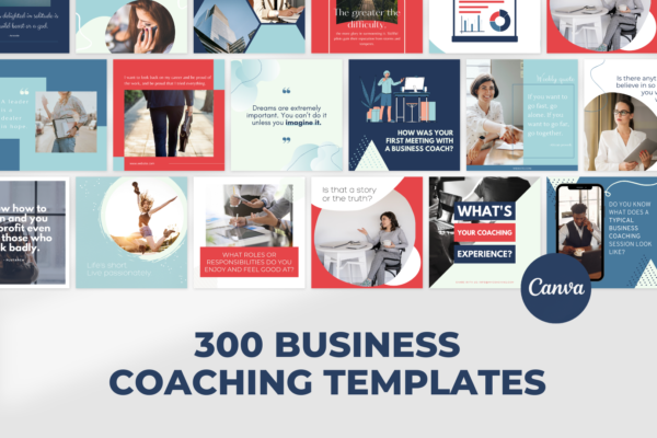 300 Business Coaching Templates for Social Media 1